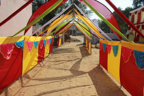 village marriage decoration