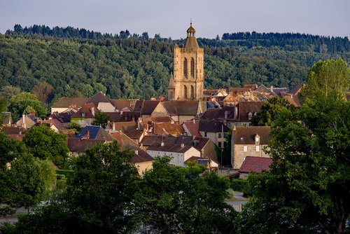 village  church  landscape