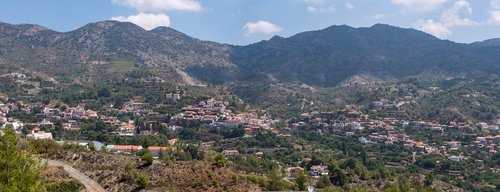 village  mountain village  panorama