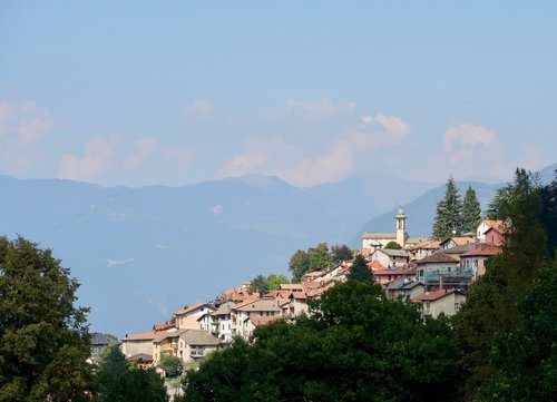 village  italy  mountains