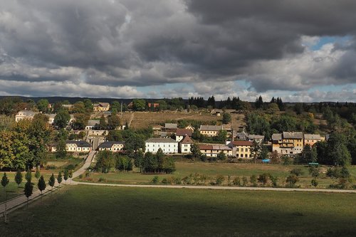 village  countryside  czech republic