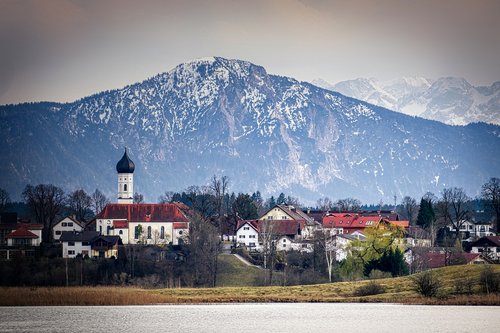 village  iffeldorf  bavaria