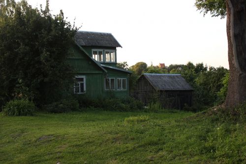 village old house lithuania