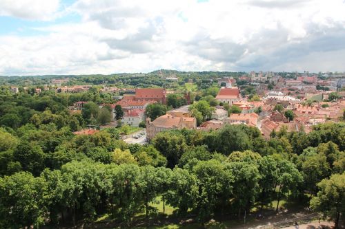 vilnius urban landscape lithuania