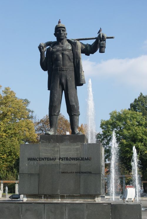 vincent pstrowski zabrze pstrowskiego monument in zabrze