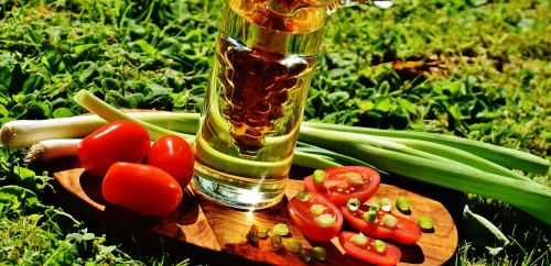 vinegar oil tomatoes