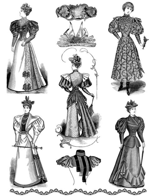 vintage lady fashion