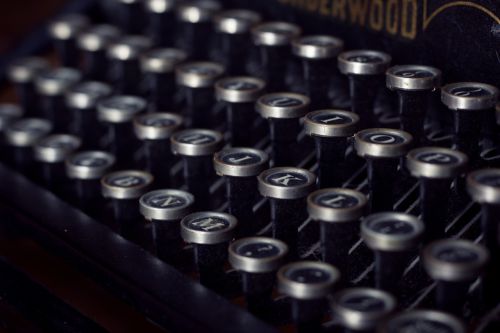 vintage typewriter old