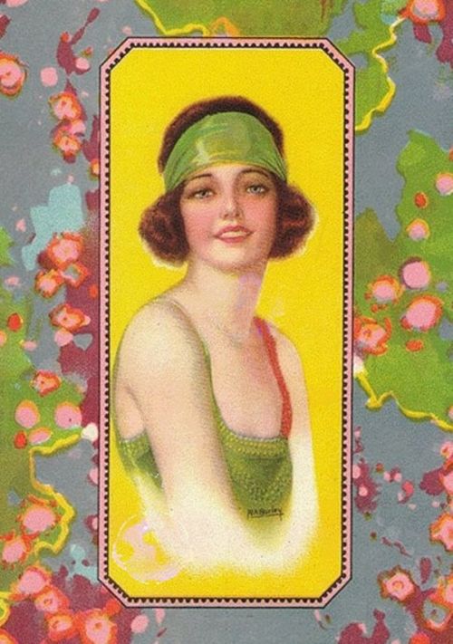 vintage flapper art