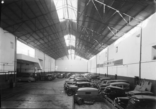 vintage car factory