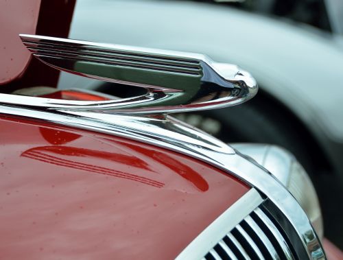 vintage hood ornament car