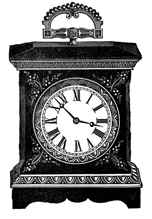 vintage antique clock