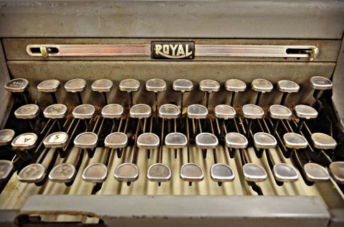 vintage antique typewriter