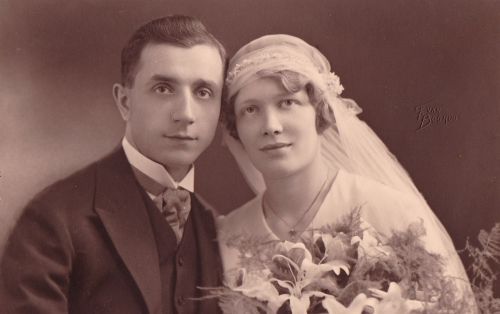vintage wedding grandparents