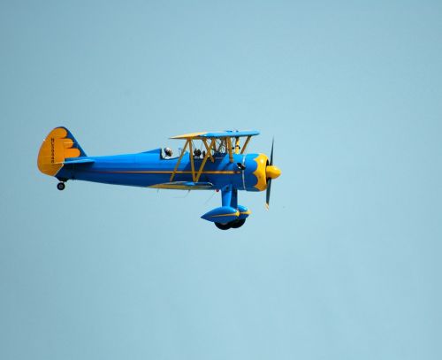 vintage airplane bi-plane