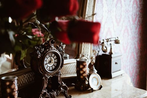 vintage old clock