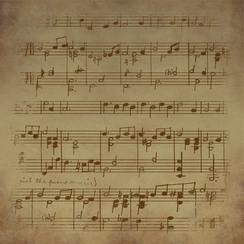 vintage sheet music