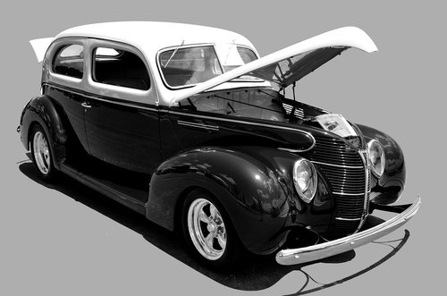 vintage car  restored  auto
