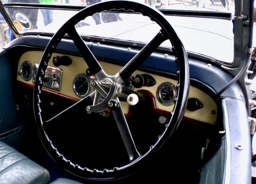 Vintage Car Steering Wheel