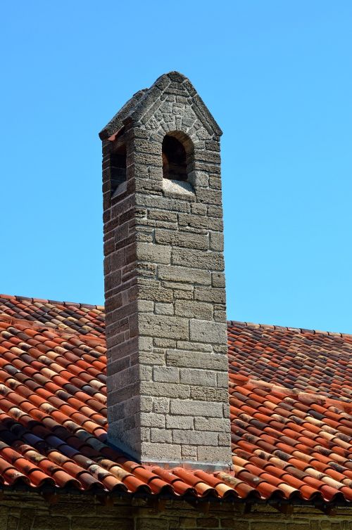 vintage chimney old structure