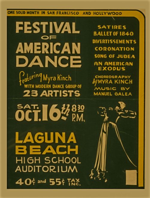 Vintage Dance Festival Poster