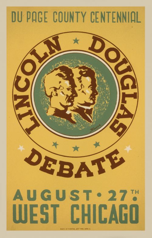 Vintage Debate Poster