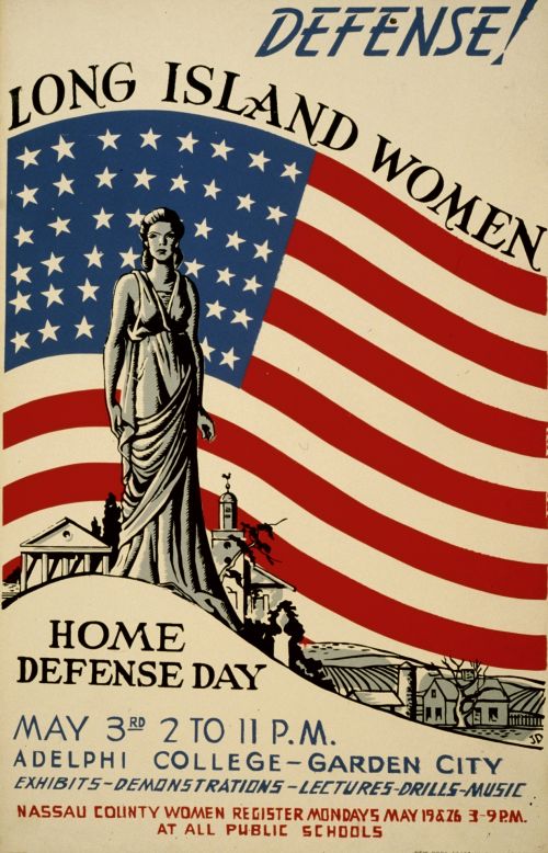 Vintage Defense Poster