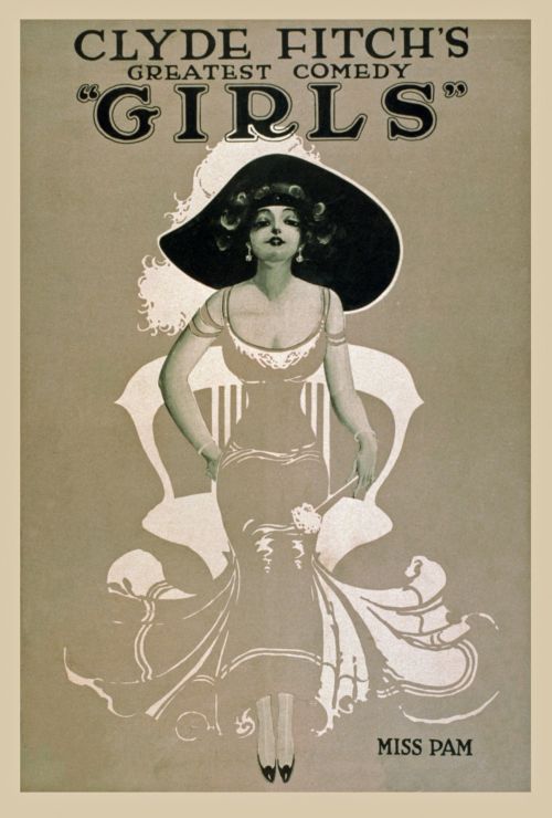 Vintage Girls Comedy Poster