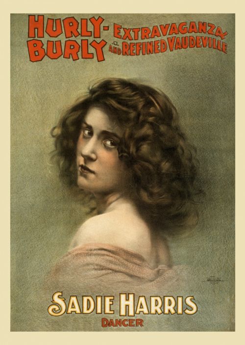 Vintage Hurly Burly Poster