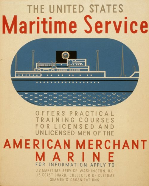 Vintage Marine Poster