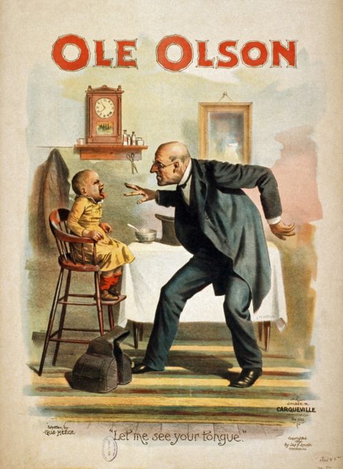 Vintage Ole Olson Poster