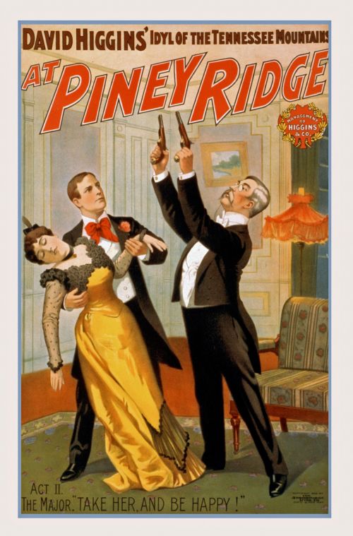 Vintage Piney Ridge Poster