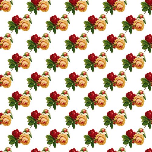 Vintage Roses Wallpaper Pattern