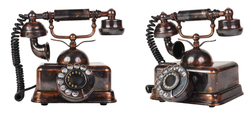 vintage telephone phone old