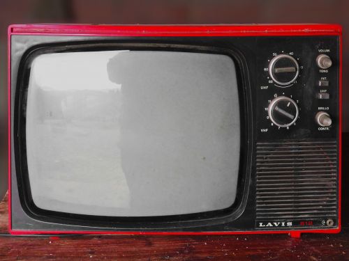 vintage tv tv old