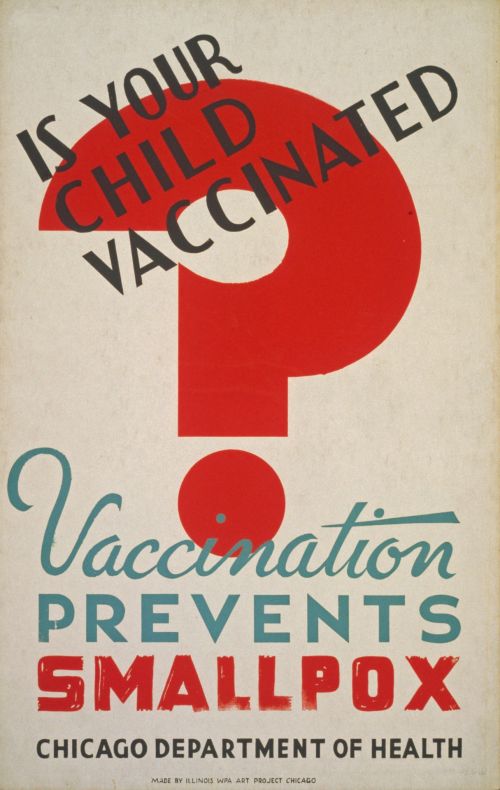 Vintage Vaccination Poster