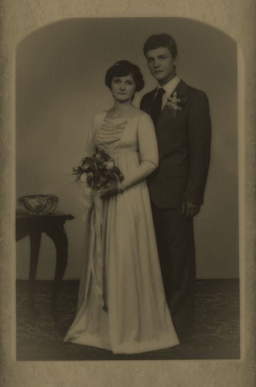 Vintage Wedding Photo