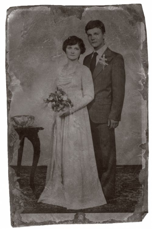 Vintage Wedding Photo