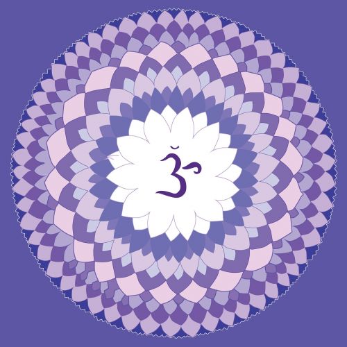 violet white chakra