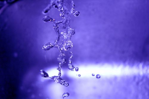 Violet Background Water