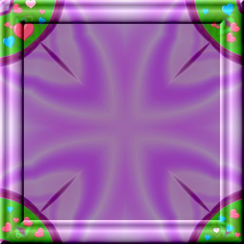 Violet Cross Frame