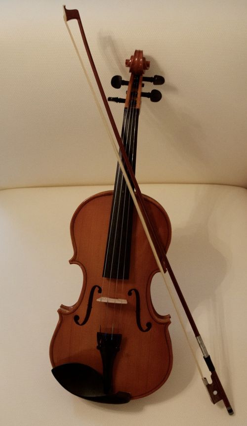 violin light wood bow