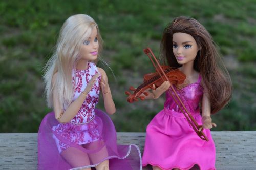 violin barbie doll