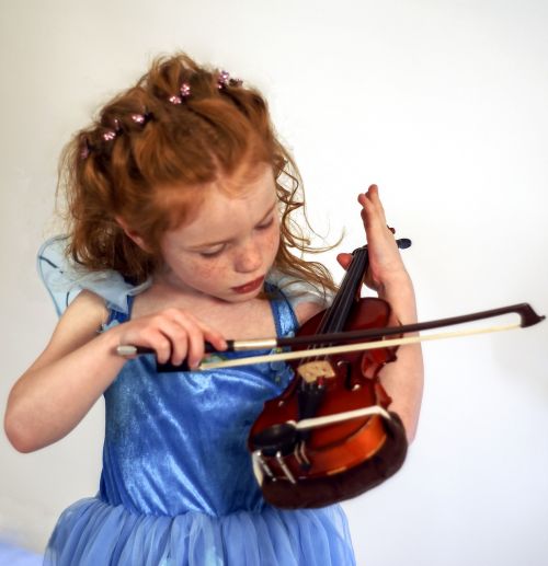 violin fairy child