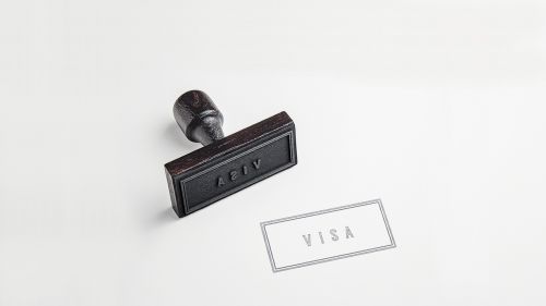 visa paper passport visa