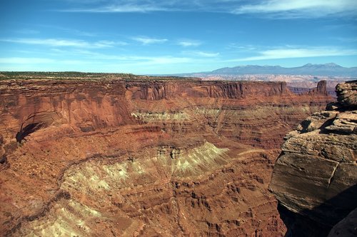 vista from dead horse point  canyon  desert