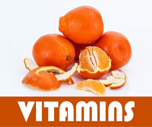 vitamins orange fruit