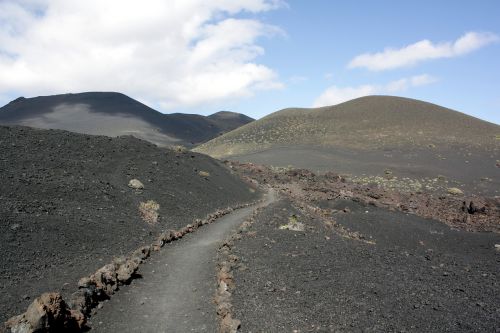 volcanic landscape landscape la palma