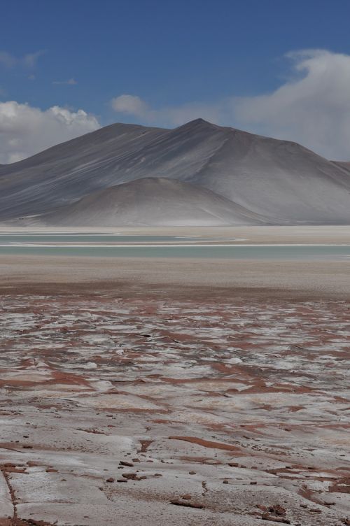 volcano landscape desert