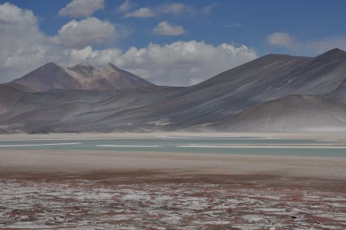 volcano landscape desert